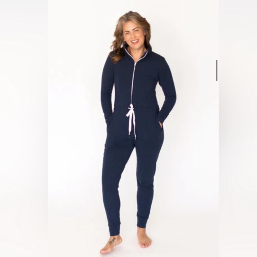 Jillian Harris x Smash + Tess Shay Romper M Navy